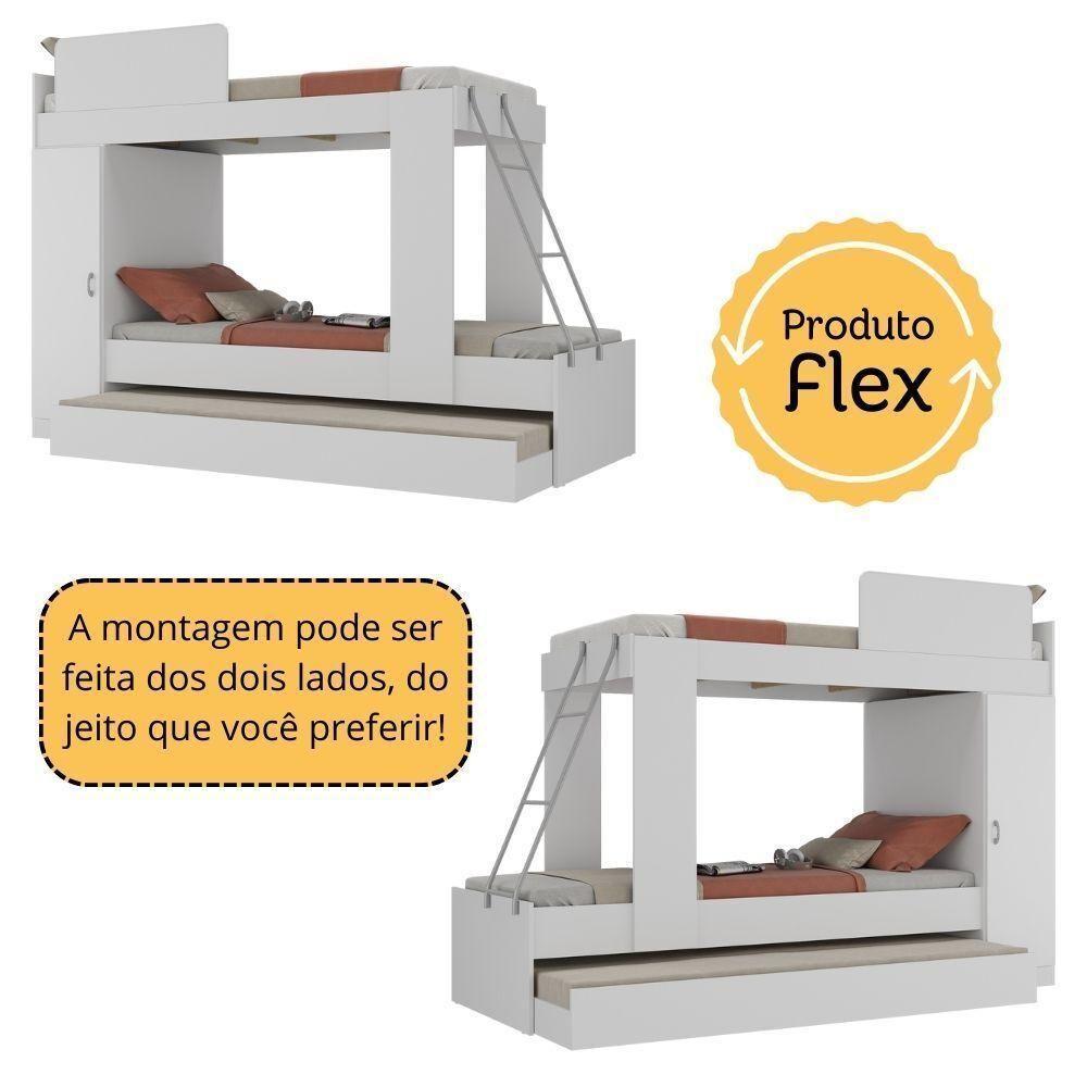 Treliche Com Colchão Incluso E Barra De Proteção Multimóveis Branco - 2