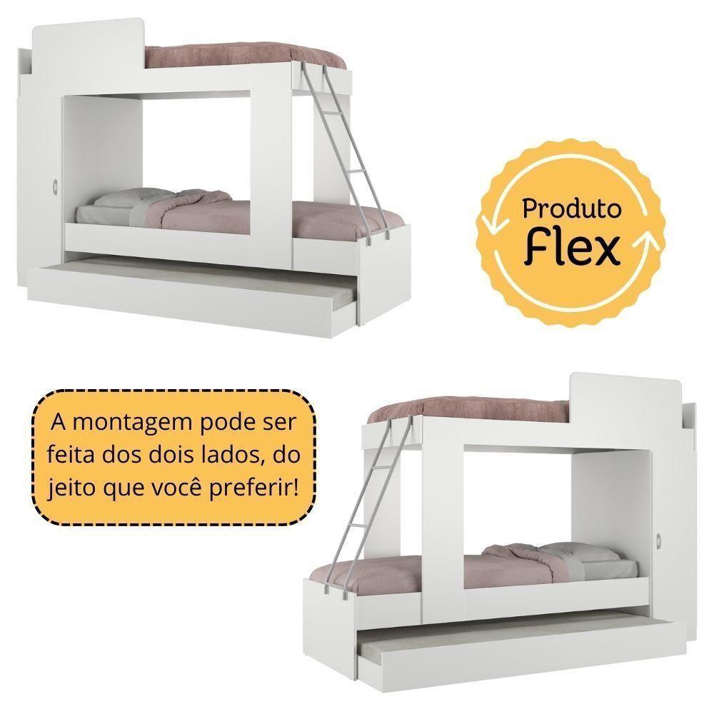 Treliche Com Colchão Incluso 1 Porta Havana Multimóveis Branco - 2