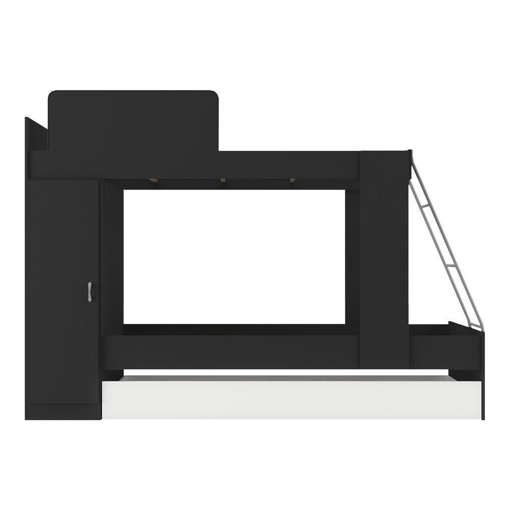 Treliche Com Colchão Incluso 1 Porta Havana Multimóveis Preto/branco - 5