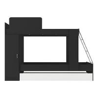 Treliche Com Colchão Incluso 1 Porta Havana Multimóveis Preto/branco - 5