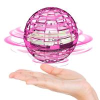 Bola Spinner Voadora Led Divertido Boomerang Drone Rosa - 8