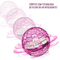 Bola Spinner Voadora Led Divertido Boomerang Drone Rosa - 2