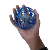 Bola Spinner Voadora Led Divertido Boomerang Drone Azul