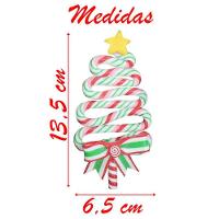 Kit 2 Enfeite Pendente Para árvore De Natal Pinheirinho 13,5cm - 2