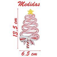 Kit 2 Enfeite Pendente Para árvore De Natal Pinheirinho Rosa 13,5cm - 2