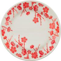 Kit 2 Pratos De Sobremesa Donna Jardim Oriental Oxford Cerâmica 19cm - 1