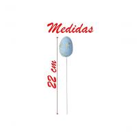 Enfeite Decorativo Ovo De Páscoa 24 Unidades Com Haste - 3