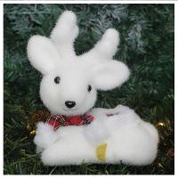 Boneco Natal Enfeite Natalino Rena Felpuda 20cm - 1