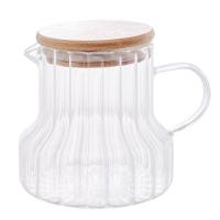 Jarra De Vidro Borossilicato Com Tampa De Bambu Classic 500ml 2900 - Lyor - 3