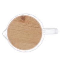 Jarra De Vidro Borossilicato Com Tampa De Bambu Classic 500ml 2900 - Lyor - 4