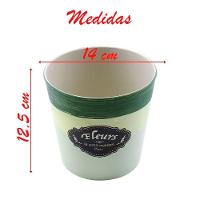 Kit 2 Mini Vasos De Planta Cachepot Estampados Decorados 12,5cm - 3