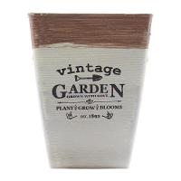 Kit 2 Mini Vasos De Planta Cachepot Estampados Decorados 16cm - 1