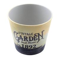 Kit 2 Mini Vasos De Planta Cachepot Estampados Decorados 11cm - 2