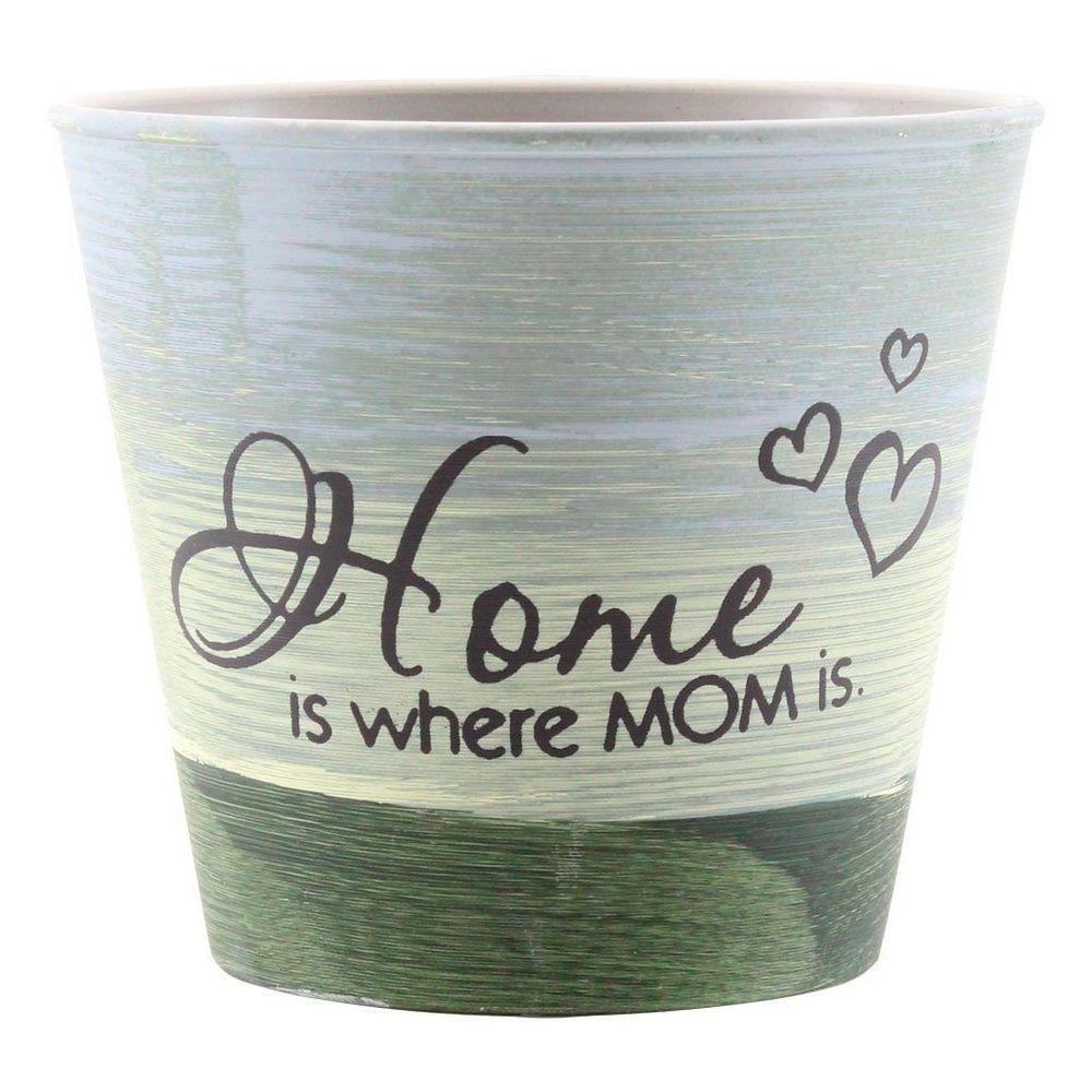 Kit 4 Mini Vasos De Planta Cachepot Estampados Decorados 11cm - 1