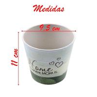 Kit 4 Mini Vasos De Planta Cachepot Estampados Decorados 11cm - 5