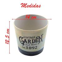 Kit 4 Mini Vasos De Planta Cachepot Estampados Decorados 12,5cm