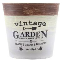 Kit 4 Mini Vasos De Planta Cachepot Estampados Decorados 12,5cm - 1