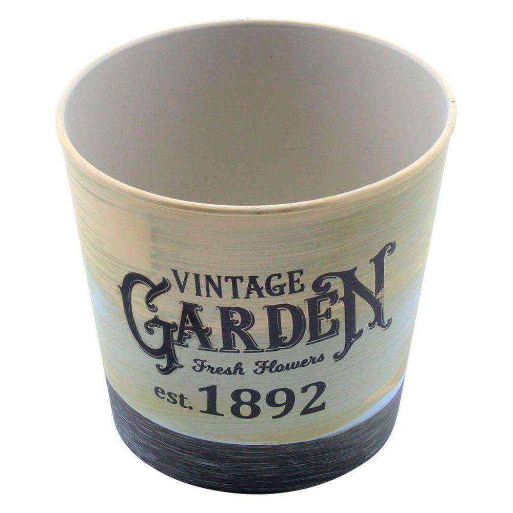 Kit 2 Mini Vasos De Planta Cachepot Estampados Decorados 12,5cm - 3