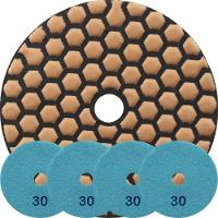 Kit 10 Disco Lixa Polimento A Seco Mármore 10cm Grão 30 - 1
