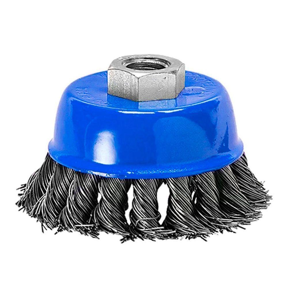 Escova Rotativa De Aço Para Lixadeira 65mm 2.5" Danmi - 1