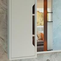 Conjunto 3 Peças Para Banheiro Bn3600x44x45 Branco Tecno Mobili Branco - 3