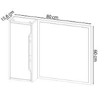 Conjunto 3 Peças Para Banheiro Bn3600x44x45 Branco Tecno Mobili Branco - 7