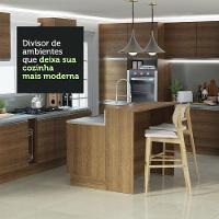 Ilha De Cozinha Com Bancada E Balcão 120 Cm Rustic - 10