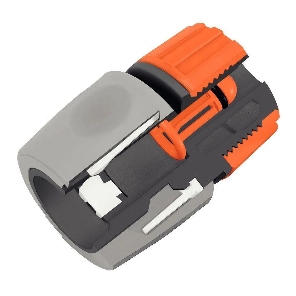 Engate Rapido Com Aquastop Para Mangueira 1-2 - Tramontina - 2