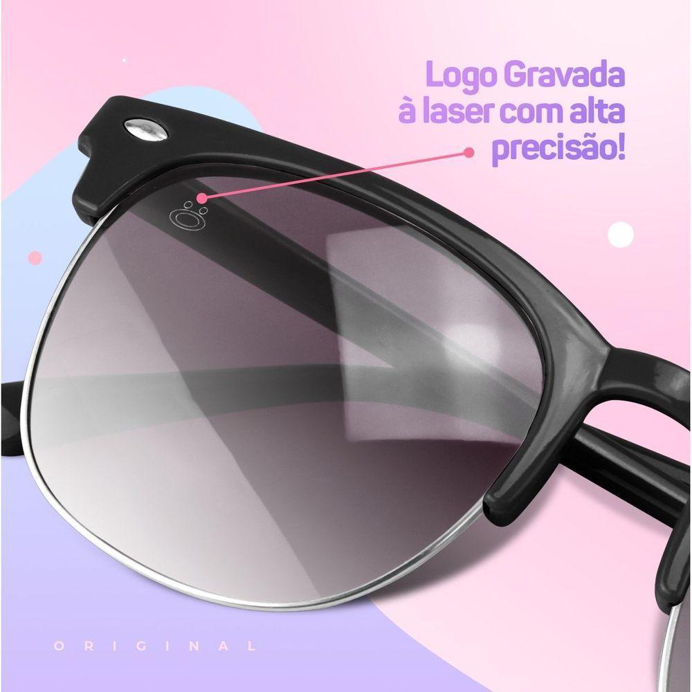 Oculos Sol Retro Infantil Preto Masculino Proteção Uv Menino Presente Criança Qualidade Premium - 4