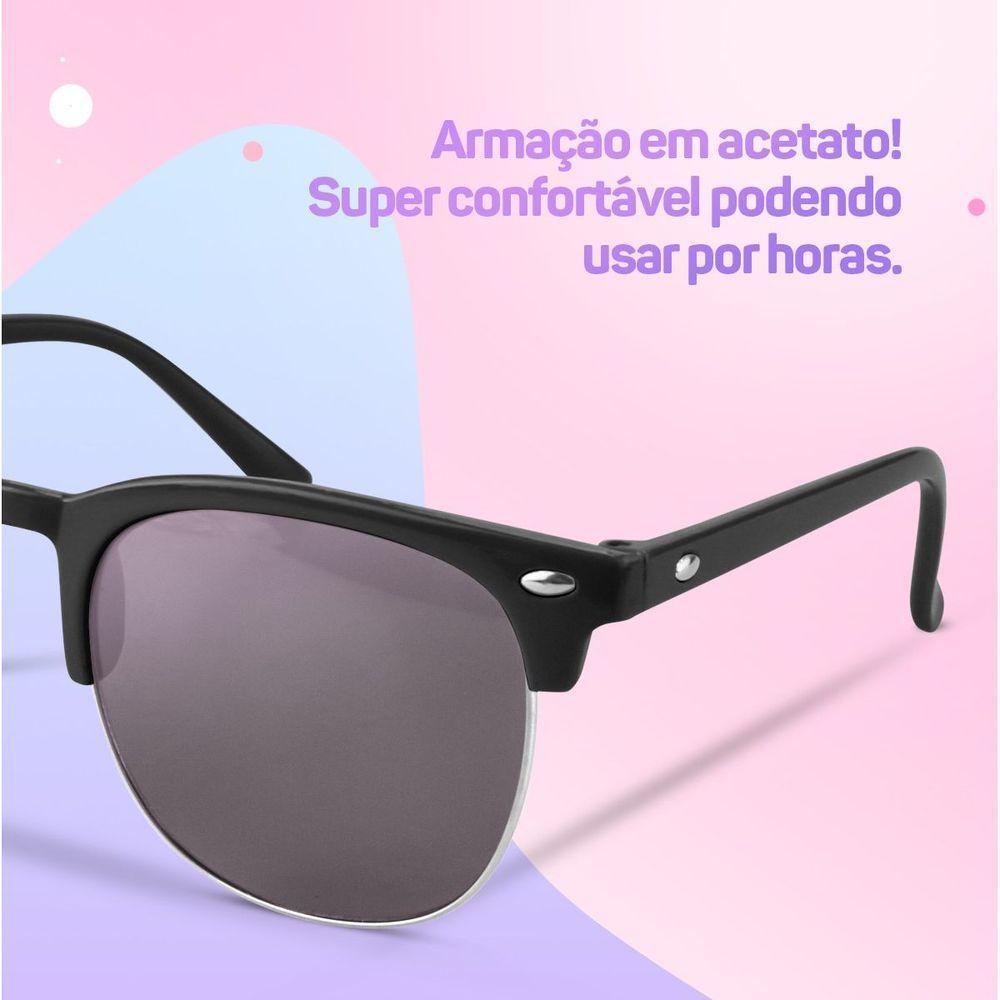 Oculos Sol Retro Infantil Preto Masculino Proteção Uv Menino Presente Criança Qualidade Premium - 5