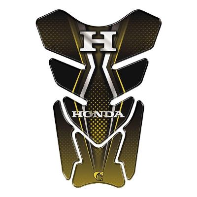 Adesivo Resinado Protetor De Tanque Moto Honda Universal Amarelo Cor Amarelo