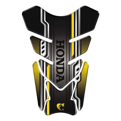Adesivo Resinado Protetor De Tanque Moto Honda Universal Dourado Cor Dourado