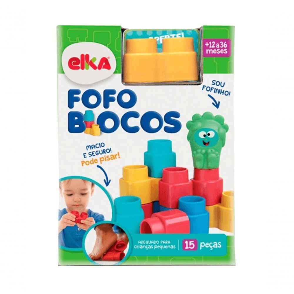 Fofo Blocos Com 15 Peças - Elka - 1