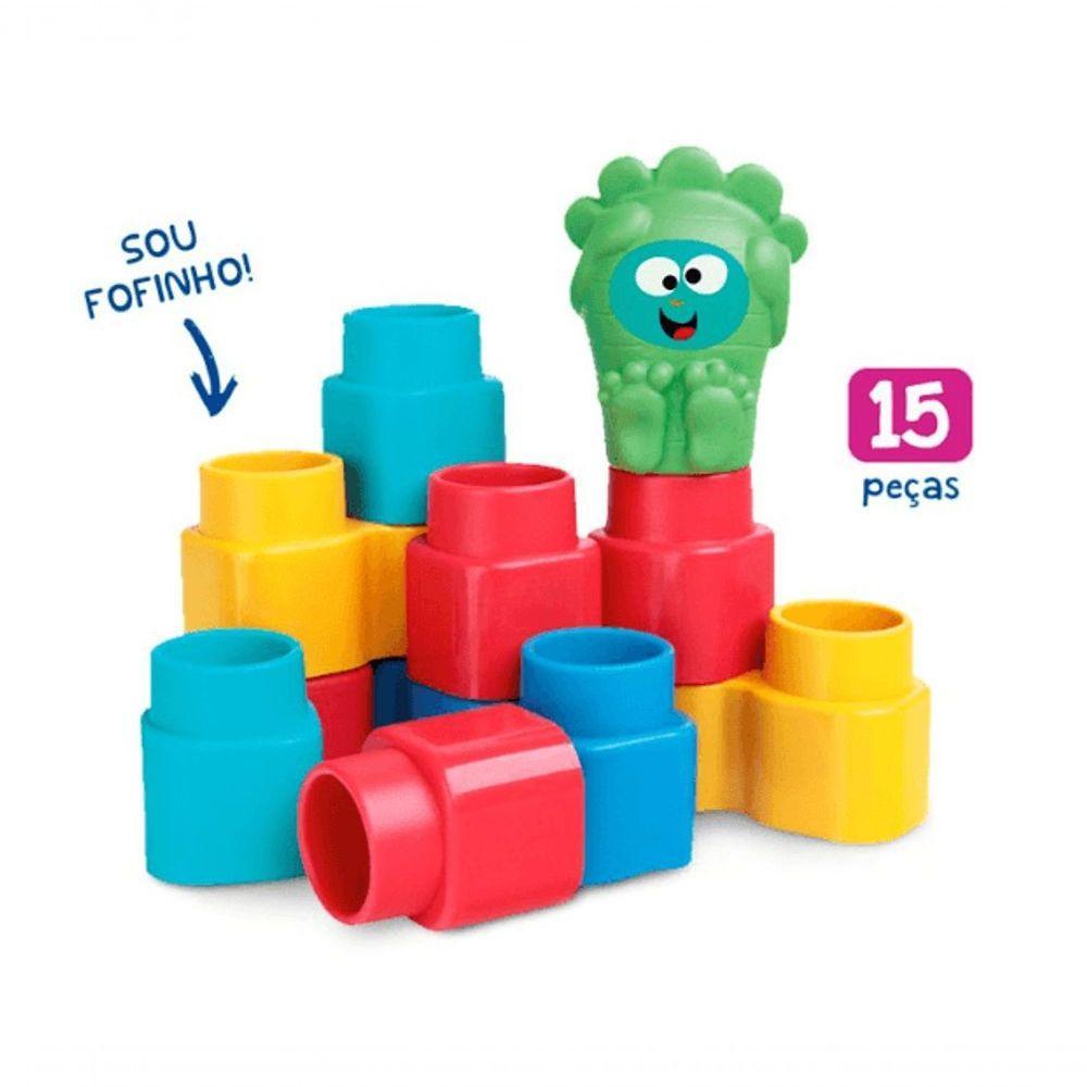 Fofo Blocos Com 15 Peças - Elka - 2