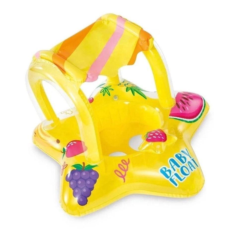 Boia Bote Inflável Kiddie Com Cobertura Frutas - Intex - 1