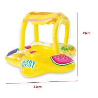 Boia Bote Inflável Kiddie Com Cobertura Frutas - Intex - 3