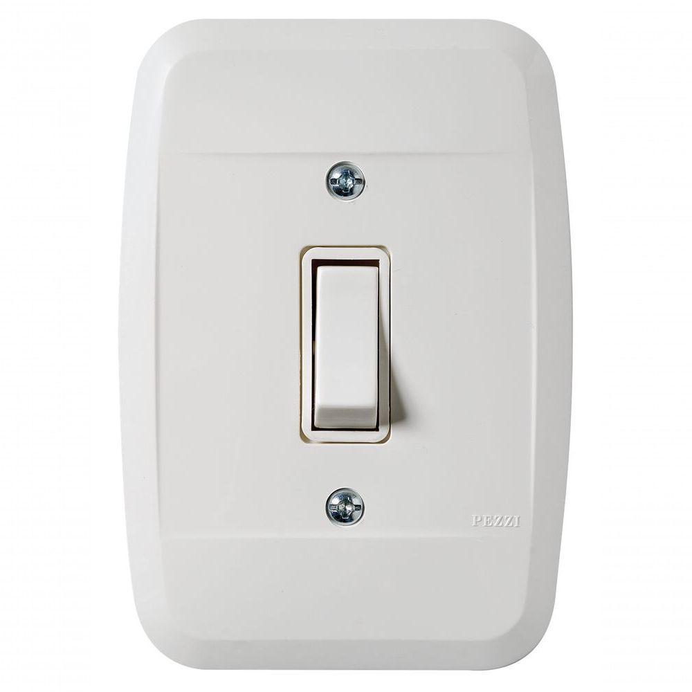 Interruptor Embutir Simples 1 T.s Branca 41100 - Pezzi - 1