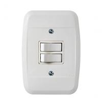 Interruptor Embutir Simples 2 T.s Branca 42100 - Pezzi - 1