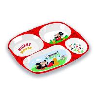 Kit Refeição Infantil Mickey Mouse Disney 4 Peças Melamina Prato, Bandeja, Copo E Lugar Americano - 5