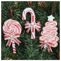 Kit 6 Enfeites Pendentes Rosa Para árvore De Natal - 1