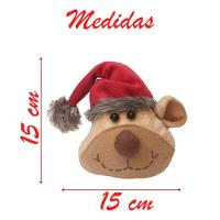 Enfeite Pendente Para árvore De Natal Ursinho 15cm 8 Unidades - 5