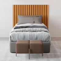 Cabeceira Para Cama De Solteiro Ripada Ragusa Nature - 2