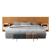 Cabeceira Ripada Com Mesas De Cabeceira Italia Nature Pérola - 3