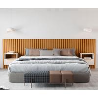 Cabeceira Com Mesas De Cabeceira Florença Nature Pérola - 2