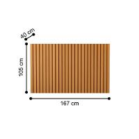 Cabeceira Para Cama Casal Génova Nature - 2