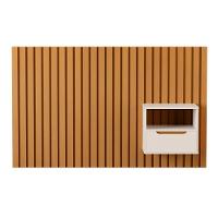 Cabeceira Para Cama Solteiro Com 1 Mesa Foggia Nature Pérola - 1