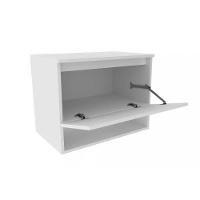 Balcão p/ Banheiro Suspenso BN3606 1 Porta cor Amêndoa/Branco - Tecno Mobili