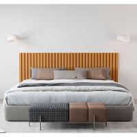 Cabeceira Ripado Para Cama De Casal Veneza Nature - 2