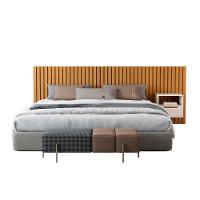 Cabeceira Com Mesa De Cabeceira Milão Nature Pérola - 3