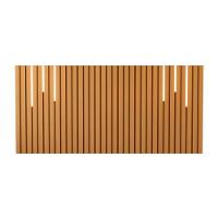 Cabeceira De Casal Ripado Com Led Sorrento Nature - 1